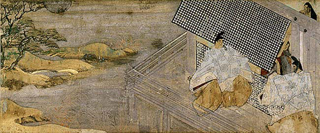Murasaki Shikibu Diary Emakimono Detail One 